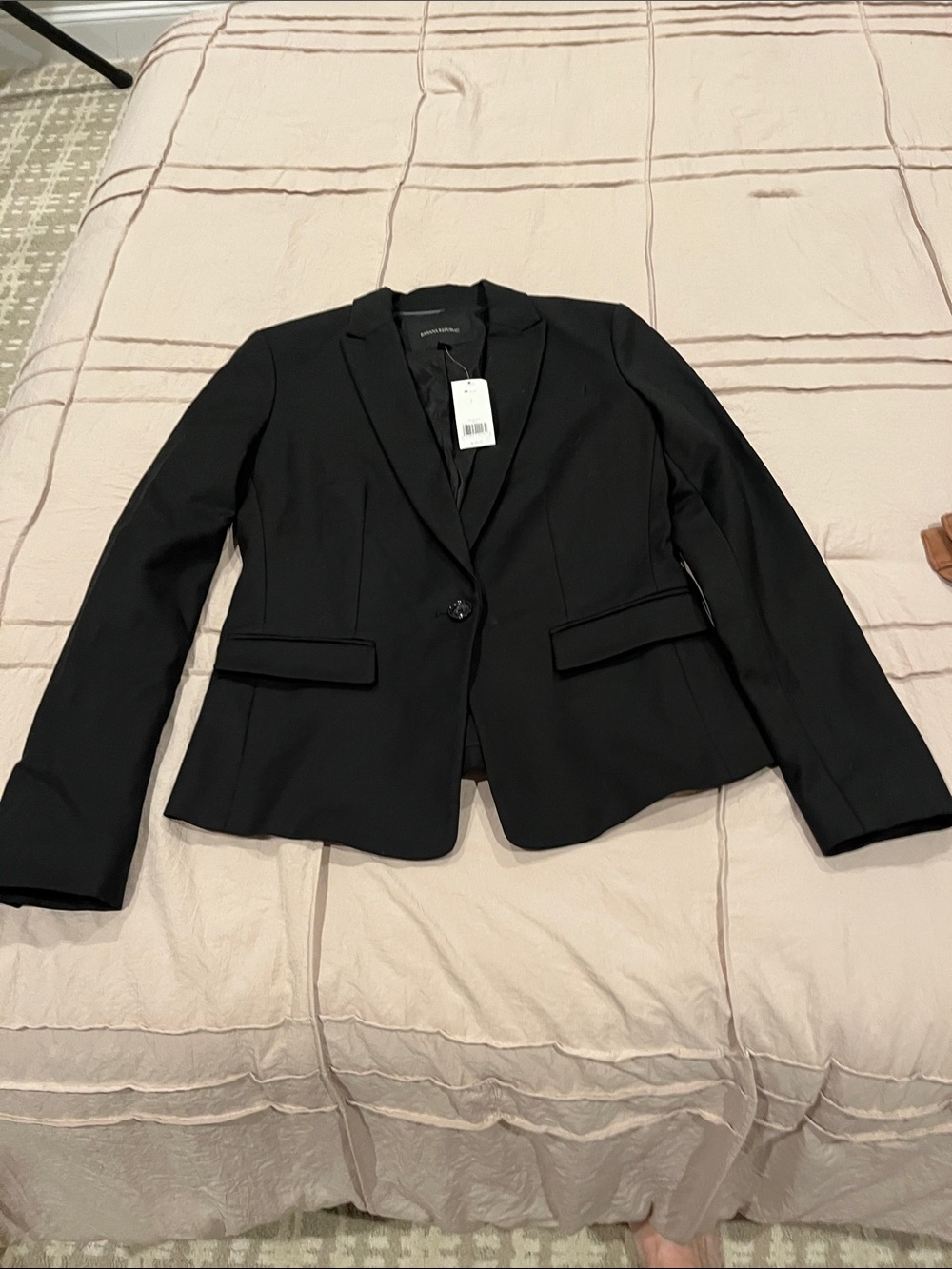 Banana Republic Black Women's Single-Button Blazer